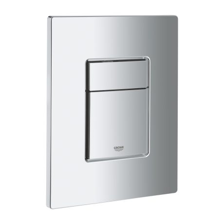GROHE FLUSH PLATE CHROME SQ