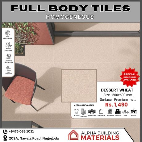 DESSERT WHEAT 600 x 600mm