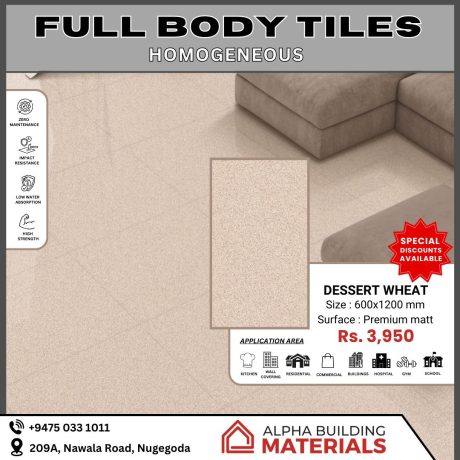 DESSERT WHEAT 600 x 1200mm